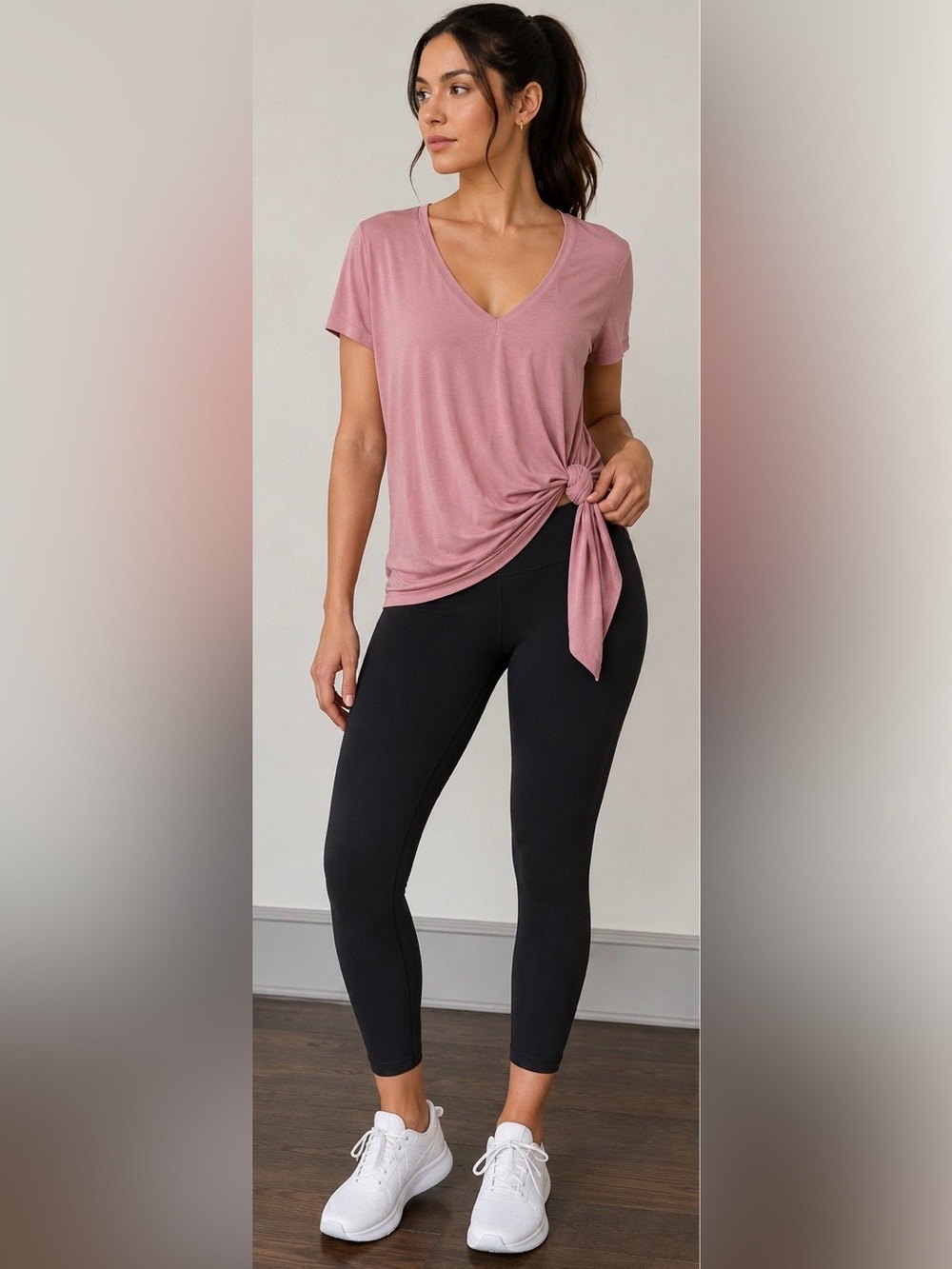 Lululemon Pink Side-Tie Tunic Top – Women’s Size 6 💗